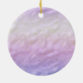 Paarse roze ombre Black Eyelashes Kindness Keramisch Ornament (Achterkant)