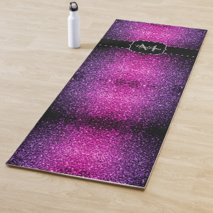 Paarse Roze Ombre nepschitterende glinsteringen Mo Yogamat