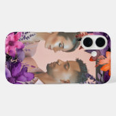 Paarse Roze Oranje Lelies Huwelijk Herfst Oogst Case-Mate iPhone Case (Achterkant (horizontaal))