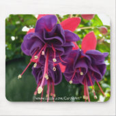 "Paarse roze passie" Mousepad Muismat (Voorkant)