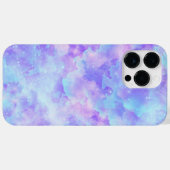 paarse & roze pastel droom waterverf sterrenstelse Case-Mate iPhone case (Achterkant (horizontaal))