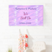Paarse roze pastel Gelofte vernieuwingsjubileum wa Spandoek (Insitu)