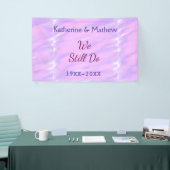 Paarse roze pastel Gelofte vernieuwingsjubileum wa Spandoek (Beurs)