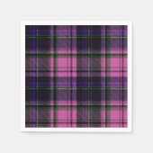 Paarse & Roze Plaid Halloween servet (Voorkant)
