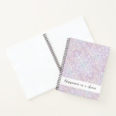 Paarse roze positieve quotes notitieboek (Binnen)