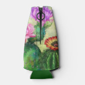 Paarse roze rode cactus fles koeler verf (Achterkant)