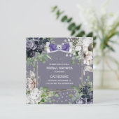 Paarse roze roodroze rooddiamantboogschar kaart (Staand voorkant)