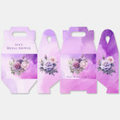 Paarse Roze Roos Alcohol Tuin Bruidsfeest Bedankdoosjes (Ongevouwen)