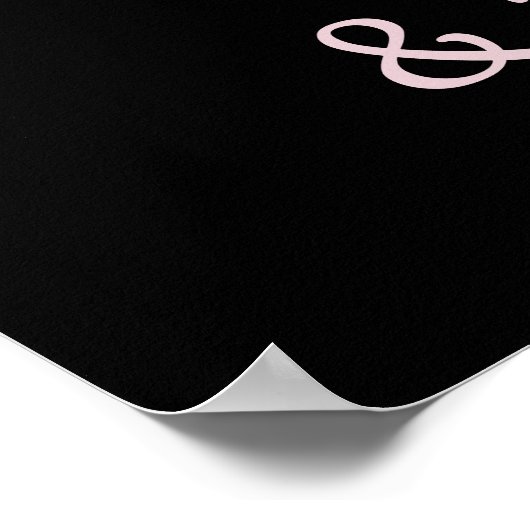 Paarse roze roze pony's Welkom bij onze bruiloft Poster (Hoek)