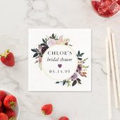 Paarse roze roze Vrijgezellenfeest Servet (Insitu)