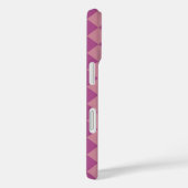 Paarse Roze Ruitpatroon Case-Mate iPhone Case (Achterkant / Rechts)
