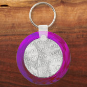 paarse roze sleutelhanger (Voorkant)