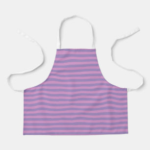 Paarse Roze Strepen Patroon Schort