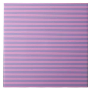 Paarse Roze Strepen Patroon Tegeltje