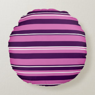 Paarse & roze Stripes kussen