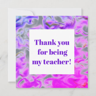 Paarse Roze Tie-Dye Erkenning Voor Onderwijzers Be