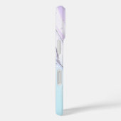 Paarse Roze Tosca Ombre Marmer Case-Mate iPhone Case (Achterkant / Rechts)