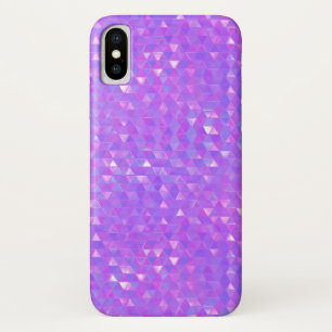 Paarse Roze Trendy Driehoeken Geometrisch Patroon Case-Mate iPhone Case