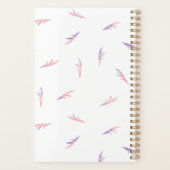 Paarse & Roze Vederachtige wimpers Afspraak Planner (Achterkant)