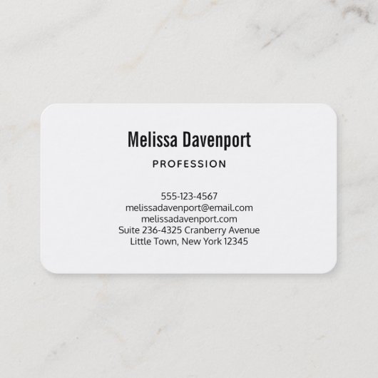  Paarse roze ventiel Visitekaartje (Achterkant)