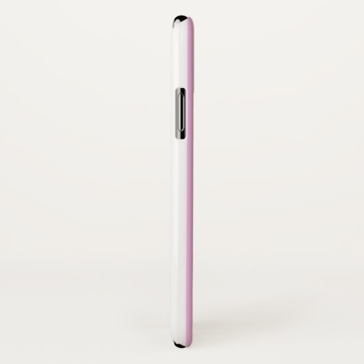 Paarse & Roze Verticale Strepen Monogram Case-Mate iPhone Case (Achterkant / rechts)