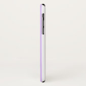 Paarse & Roze Verticale Strepen Monogram Case-Mate iPhone Case (Achterkant/links)