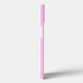 Paarse & Roze Verticale Strepen Monogram Case-Mate iPhone Case (Achterkant / Rechts)