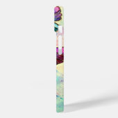 Paarse roze vlinders iPhone Case (Achterkant / Links)