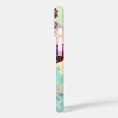 Paarse roze vlinders iPhone Case (Achterkant / Links)