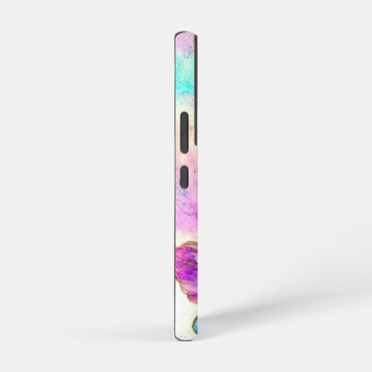 Paarse roze vlinders Samsung Galaxy Hoesje (Rechterkant)