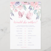 Paarse roze vlindervlinder zou ze niet meer willen (Voorkant)