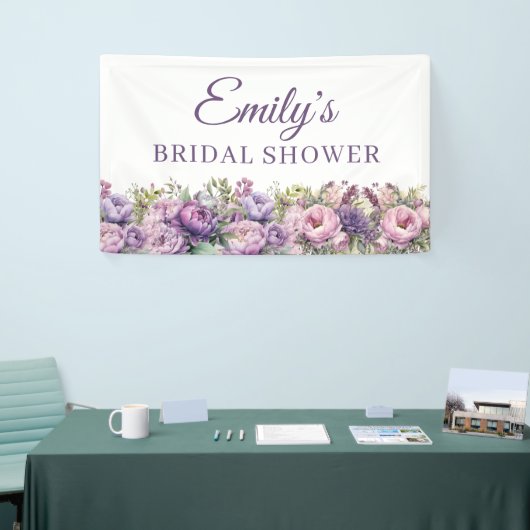 Paarse roze Vrijgezellenfeest Spandoek (Beurs)