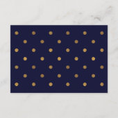 Paarse roze Waterverf Faux Gold Weddenschap - Gege Informatiekaartje (Achterkant)