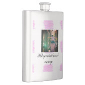 Paarse roze waterverf vader zoon vader afbeelding  flacon (Rechts)
