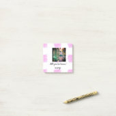 Paarse roze waterverf vader zoon vader afbeelding  post-it® notes (Op bureau)