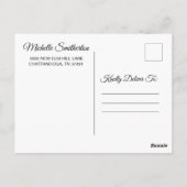 Paarse Roze Wildbloemen 90e Verjaardag Dank u Briefkaart (Achterkant)