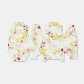 Paarse Roze Wilde Orchidee Bloemen Krans Bruiloft Bedankdoosjes (Uitgevouwen)