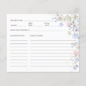 Paarse Roze Wildflower Vrijgezellenfeest Recept (Voorkant)