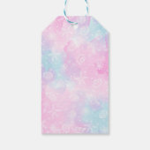 Paarse & Roze Zeemeermin Cadeautags Cadeaulabel (Achterkant)