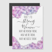 Paarse & Roze Zeemeermin Glitter Offerte cadeau id (Voorkant / Achterkant)