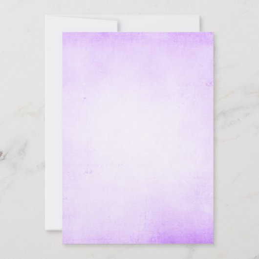  Paarse Rozen 80e verjaardag Kaart (Achterkant)