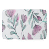 Paarse rozen badmat (Voorkant)