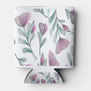 Paarse rozen blikjeskoeler