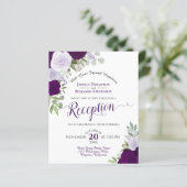 Paarse Rozen Budget Weddenschappen Aankondiging (Staand voorkant)