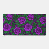 Paarse rozen bureaumat (Voorkant)
