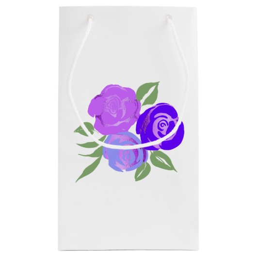 Paarse Rozen Cadeautas (Achterkant)