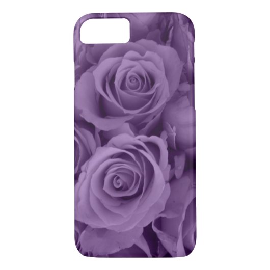paarse rozen Case-Mate iPhone case (Achterkant)