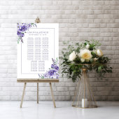 Paarse Rozen | Elegante Floral 10 Top zitschema Poster