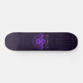 Paarse Rozen en Tribals: aangepast skateboard (Horizontaal)