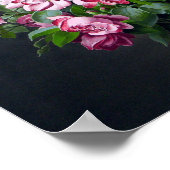  Paarse Rozen en  White Lilacs Poster (Hoek)